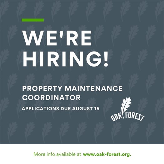 We're Hiring: Property Maintenance Coordinator