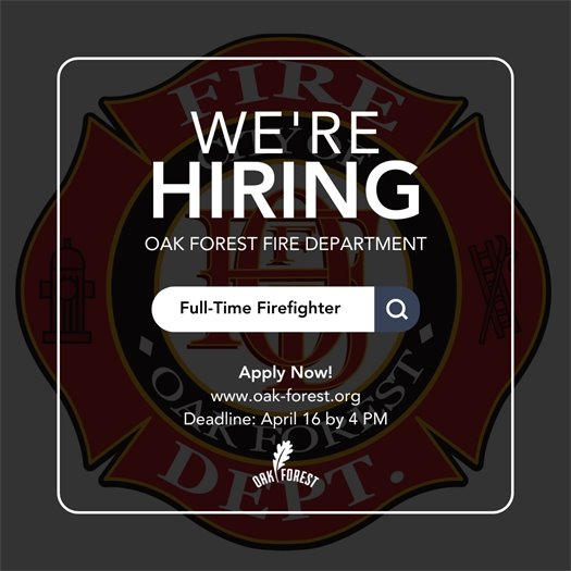 We're Hiring: Full-Time Firefighter
