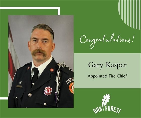 Gary Kasper appointed fire chief 