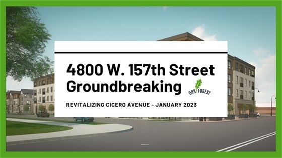 Groundbreaking ceremony at 157th and Cicero
