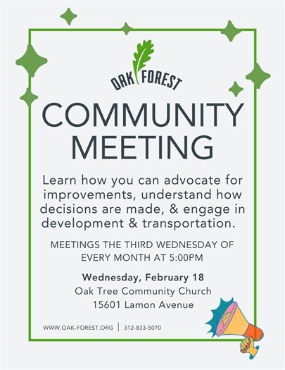 Community Meeting on February 18