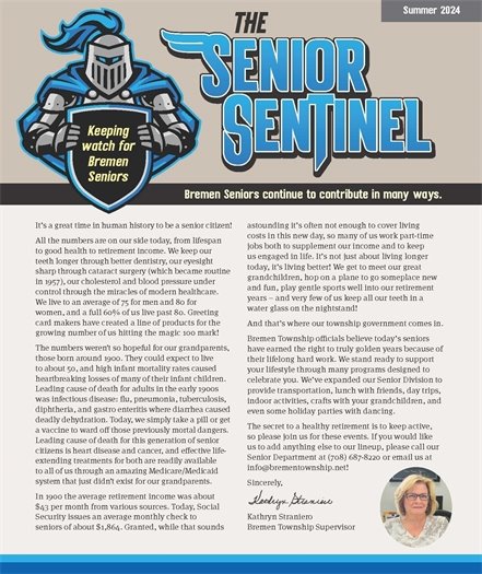 Read the Senior Sentinel from Bremen Township