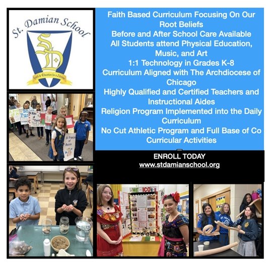 St. Damian School enrollment info