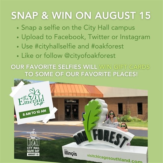 City Hall Selfie Day on August 15