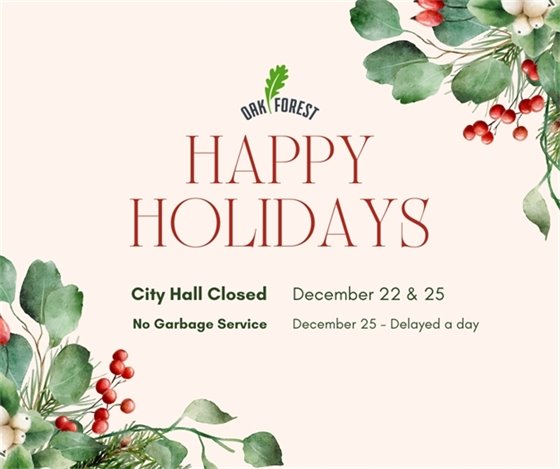Holiday closures 