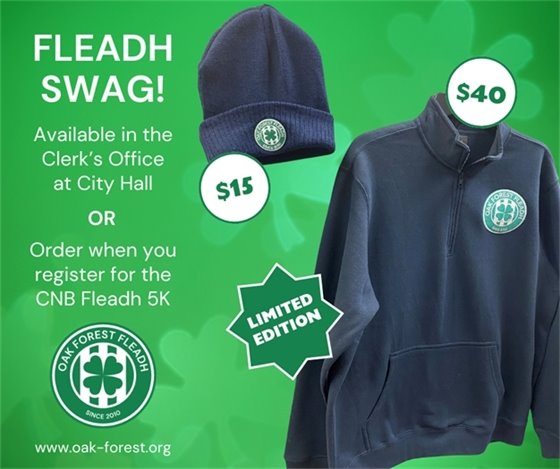 Purchase Fleadh swag at City Hall