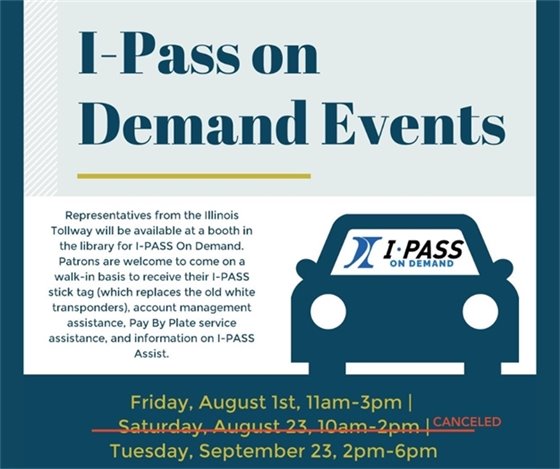 I-Pass On Demand Event at the Library