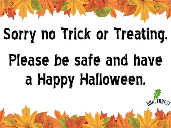 Trick or Treat Hours