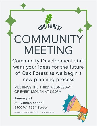 Community Meeting in January