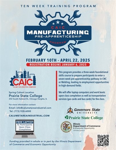 CAIC Manufacturing Pre-Apprenticeship 