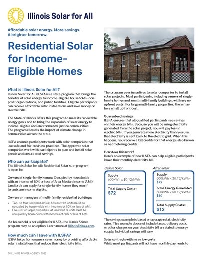 Illinois Solar for All Info
