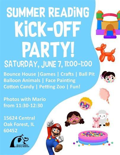 Acorn Public Library Summer Reading Kick-Off Party