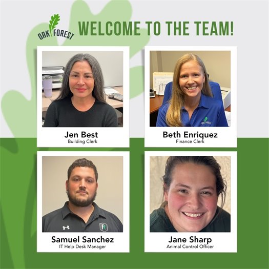 Welcome new staff members