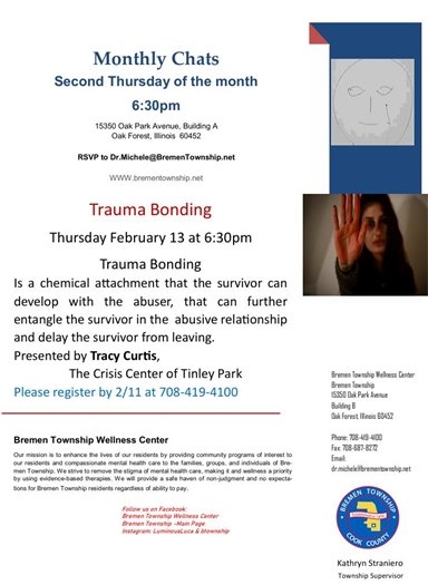 Bremen Township Monthly Chats: Trauma Bonding