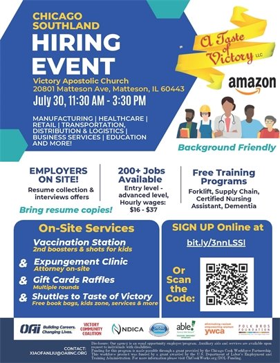 Chicago Southland Hiring Event