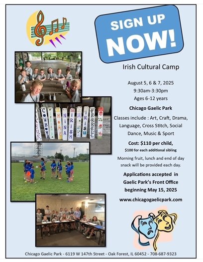 Chicago Gaelic Park Cultural Camp
