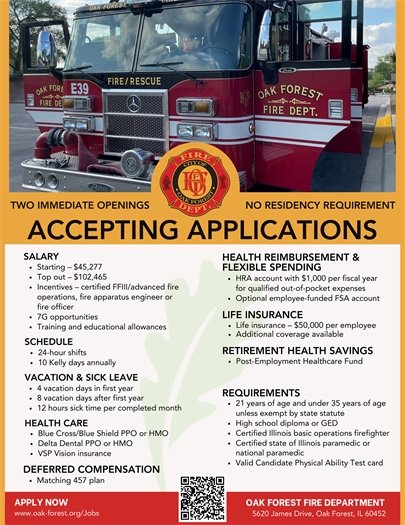 Full-time Firefighter Application