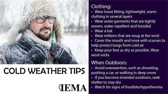 Cold Weather Tips