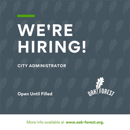 We're Hiring: City Administrator