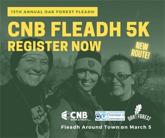 CNB Oak Forest Fleadh 5K 