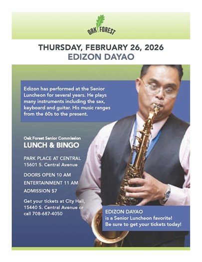 February Senior Lunch and Bingo