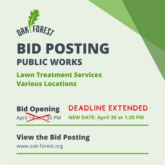 Lawn Treatment Services Bid Posting