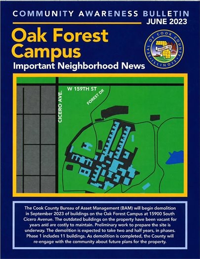 Cook County: Oak Forest Campus News