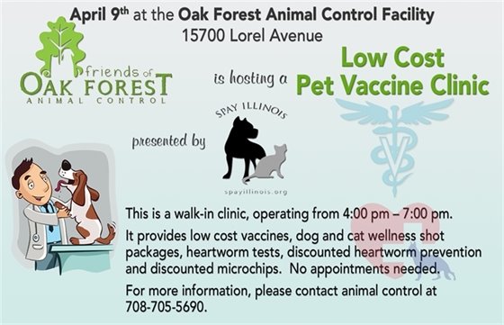 Low Cost Pet Vaccine Clinic