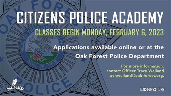 Citizens Police Academy registration