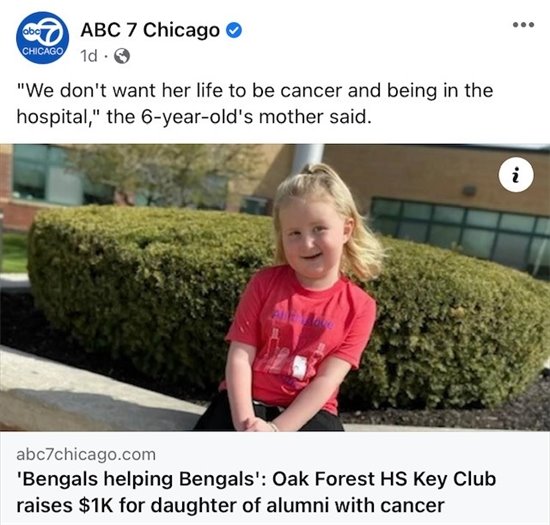 Bengals helping Bengals 