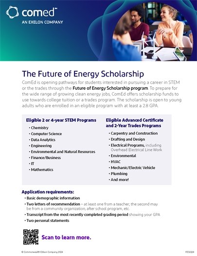 Comed Future Energy Scholarships