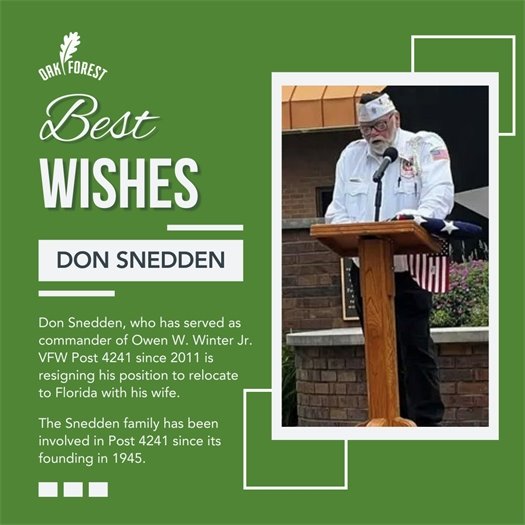Best wishes, Don Snedden