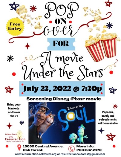 Movie  Night at Lutheran Church of the Resurrection 