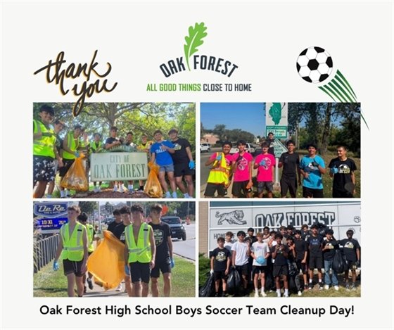 OFHS Boys Soccer Cleanup Day