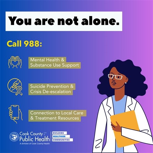 You are not alone: call 988