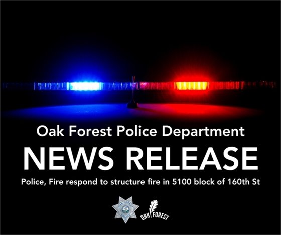 News Release: Structure fire on 160th St