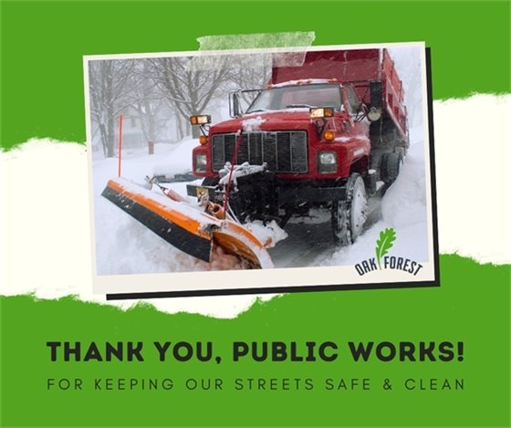 Thank you, Public Works