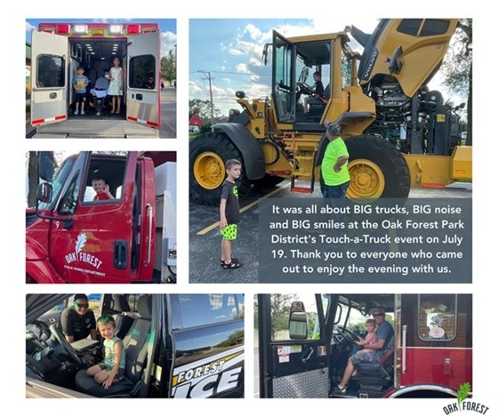 Touch a Truck at the Park District 