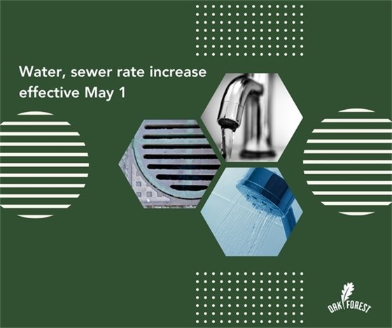 Water, sewer rates increase May 1