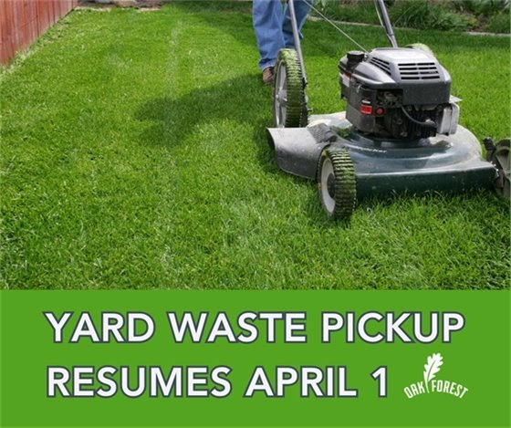 Yard Waste Pickup Resumes April 1