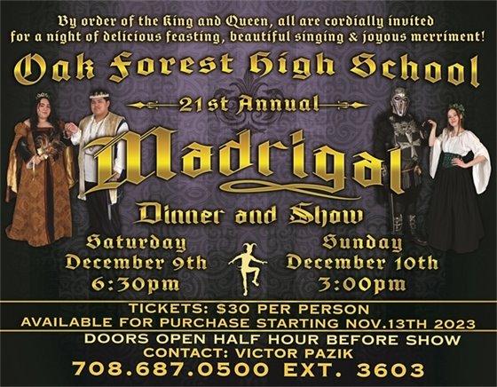 OFHS Madrigal Dinner