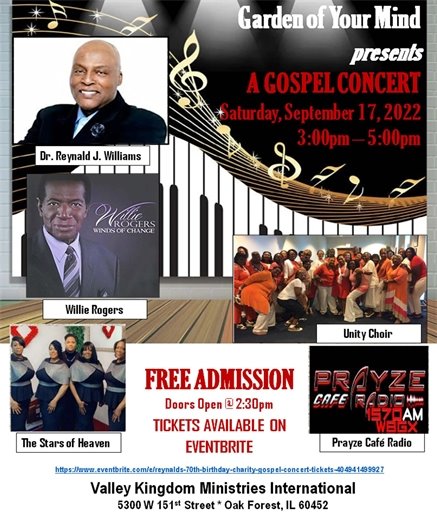 Free Gospel Concert at Valley Kingdom
