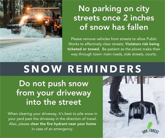 Snow Reminders