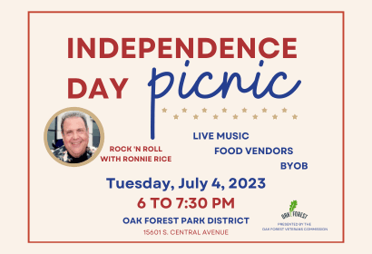 News Flash Fourth of July picnic