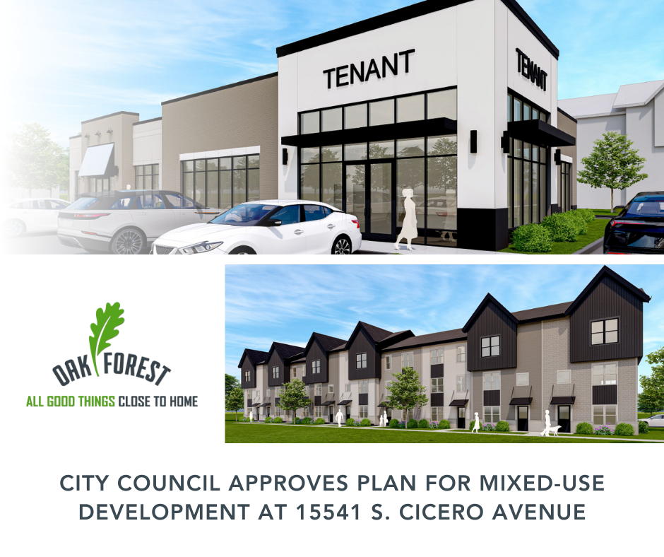 Mixed Use Development Rendering for 15541 S. Cicero